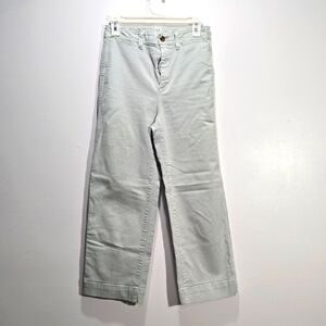 GAP Chinos Wide Leg Pants Mint Green 0